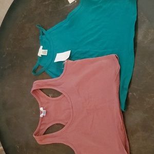 WOMENS CROP TANK TOPS